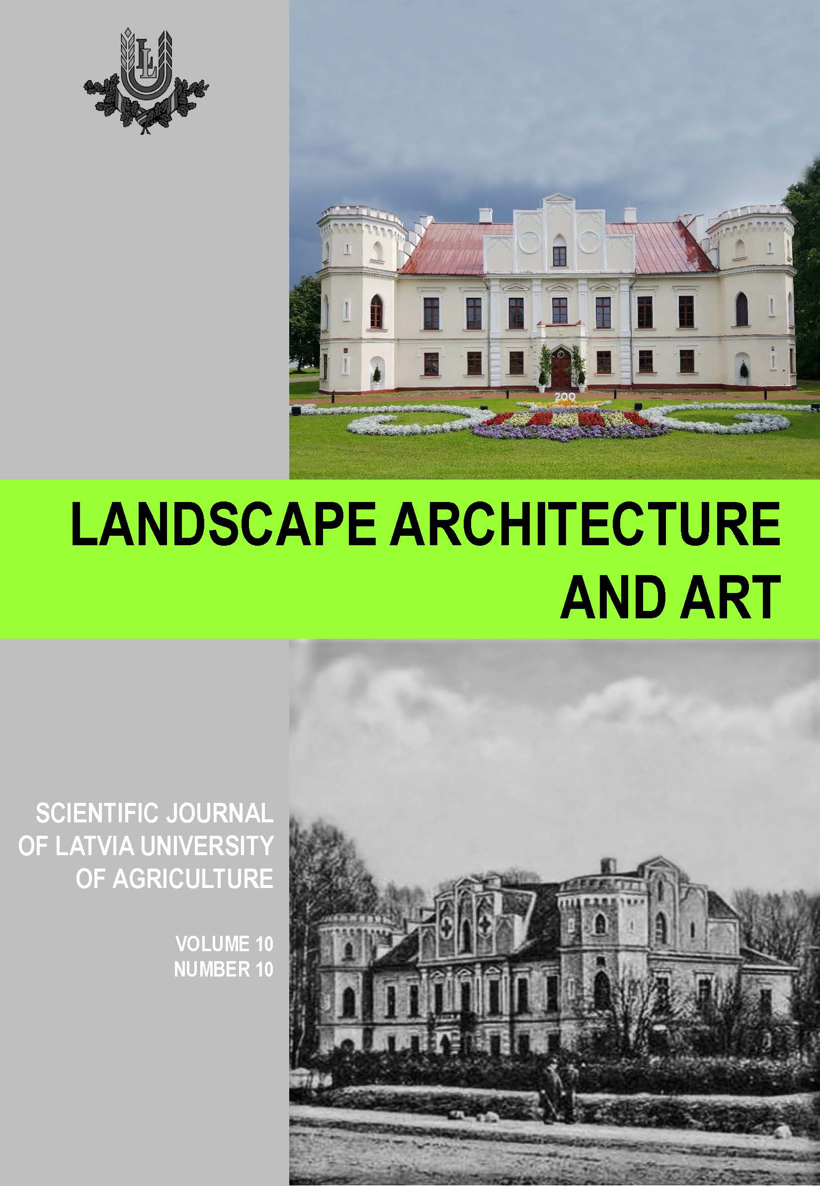 					View Vol. 10 No. 10 (2017): Landscape Architecture and Art, Volume 10, Number 10
				